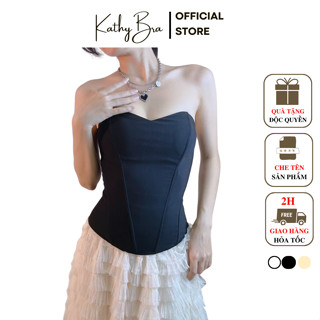 H18 Áo Kiểu Corset Cúp Ngực KATHY BRA Kiểu Dáng Basic Tôn Dáng Tạo Thắt Eo Sang Trọng Có Đệm Mút Phối Gì Cũng Xinh