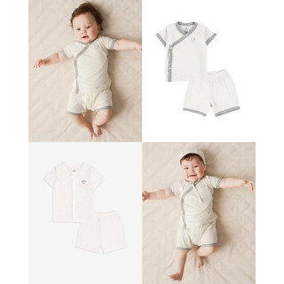 Bộ ngắn tay quần ngắn Bu Siro Bu baby cho bé sơ sinh đến 9 tháng