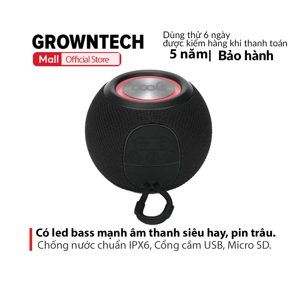 Loa bluetooth không dây mini cầm tay 337 có led bass mạnh âm thanh