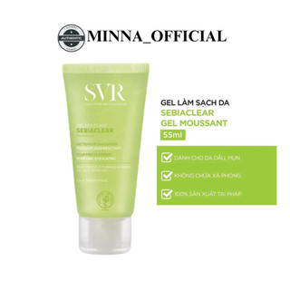Sữa rửa mặt svr sebiaclear gel mousant, srm svr cho da dầu mụn 55ml