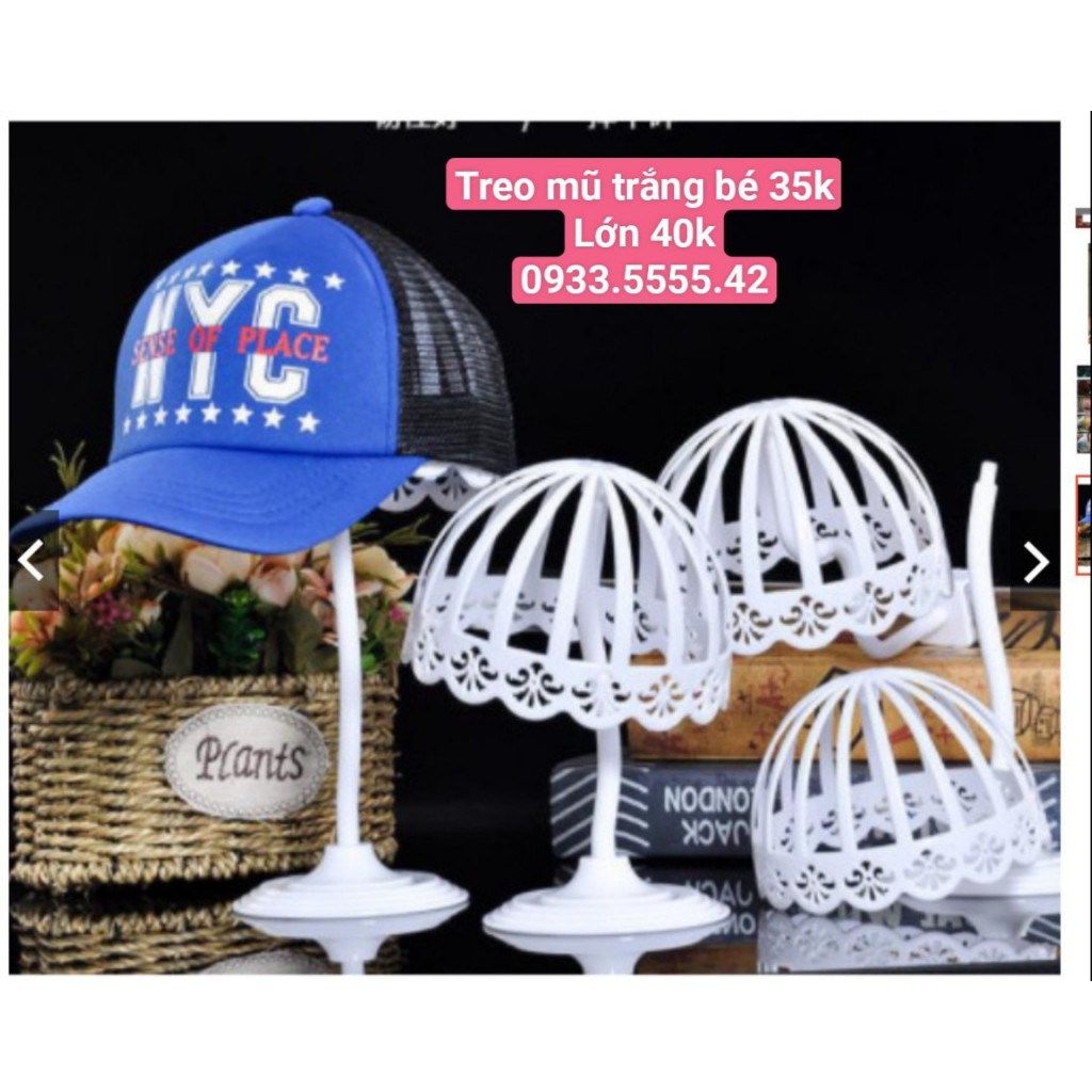 Giá để mũ, lồng đội mũ bằng nhựa SADA SHOP