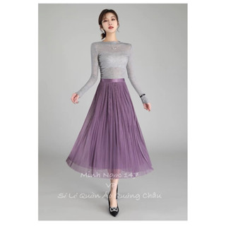  CHÂN VÁY VOAN LY NHỎ DÁNG ĐẸP MN9003-HÀNG QUẢNG CHÂU 