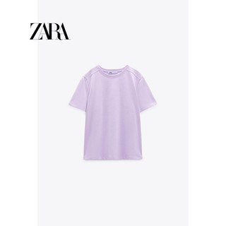 Zara Auth Áo phông nữ màu tím size M 170/88A