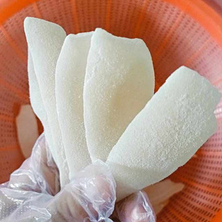 Mứt dừa non dẻo bản to - Siêu thơm, ngon, mềm, dẻo, ít đường sên tay thủ công 500g Ăn vặt ngon, biếu tặng sang trọng