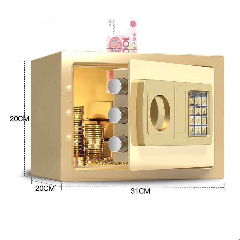 SIZE TO 20E LOẠI CÓ KHE ĐÚT- KÉT SẮT MINI CỠ TO, CHỐNG CHÁY NỔ,  CHỐNG GỈ, CHỐNG TRỘM TUYỆT ĐỐI