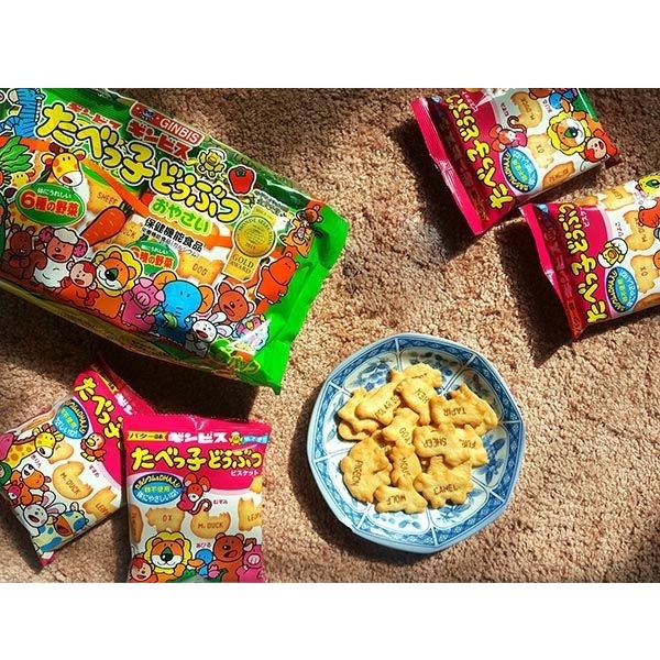 Bánh ăn dặm, bánh hình thú Ginbis dinh dưỡng cho bé 12M+