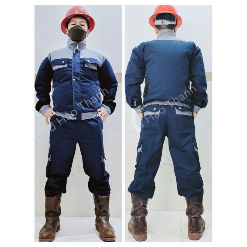 Quần áo kaki cotton khoét lỗ dùng quạt