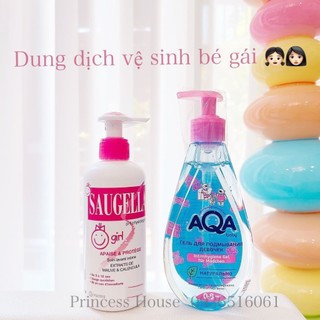 Dung Dịch Vệ Sinh Bé Gái Từ 3 Tuổi SAUGELLA Pháp