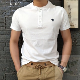  Áo Thun Nam A&F Basic Cotton Cao Cấp | Vải Thun Mỹ Mềm Mịn Đặc Biệt | Ngắn Tay Mùa Hè | Logo Thêu Nổi 