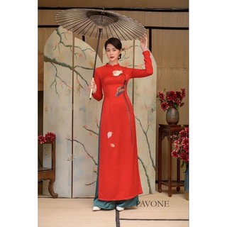 Bộ áo dài lụa tây thi cao cấp ( kèm quần)