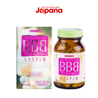 Viên uống hỗ trợ nở ngực Orihiro BBB Best Body Beauty 300 viên