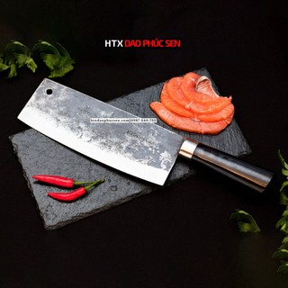 Dao chặt thịt htx dao phúc sen g05m cán gỗ mun dài 23 cm
