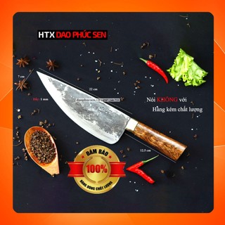 Dao Bầu 22 HTX DAO PHÚC SEN G10D Cán Cẩm Khâu Đồng 20-22cm