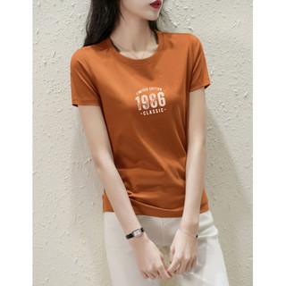 Áo phông nữ dáng vừa NA01 in classic style 1986 chất thun cotton Loza VT7060