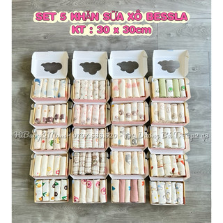SET 5 KHĂN SỮA BESSLA