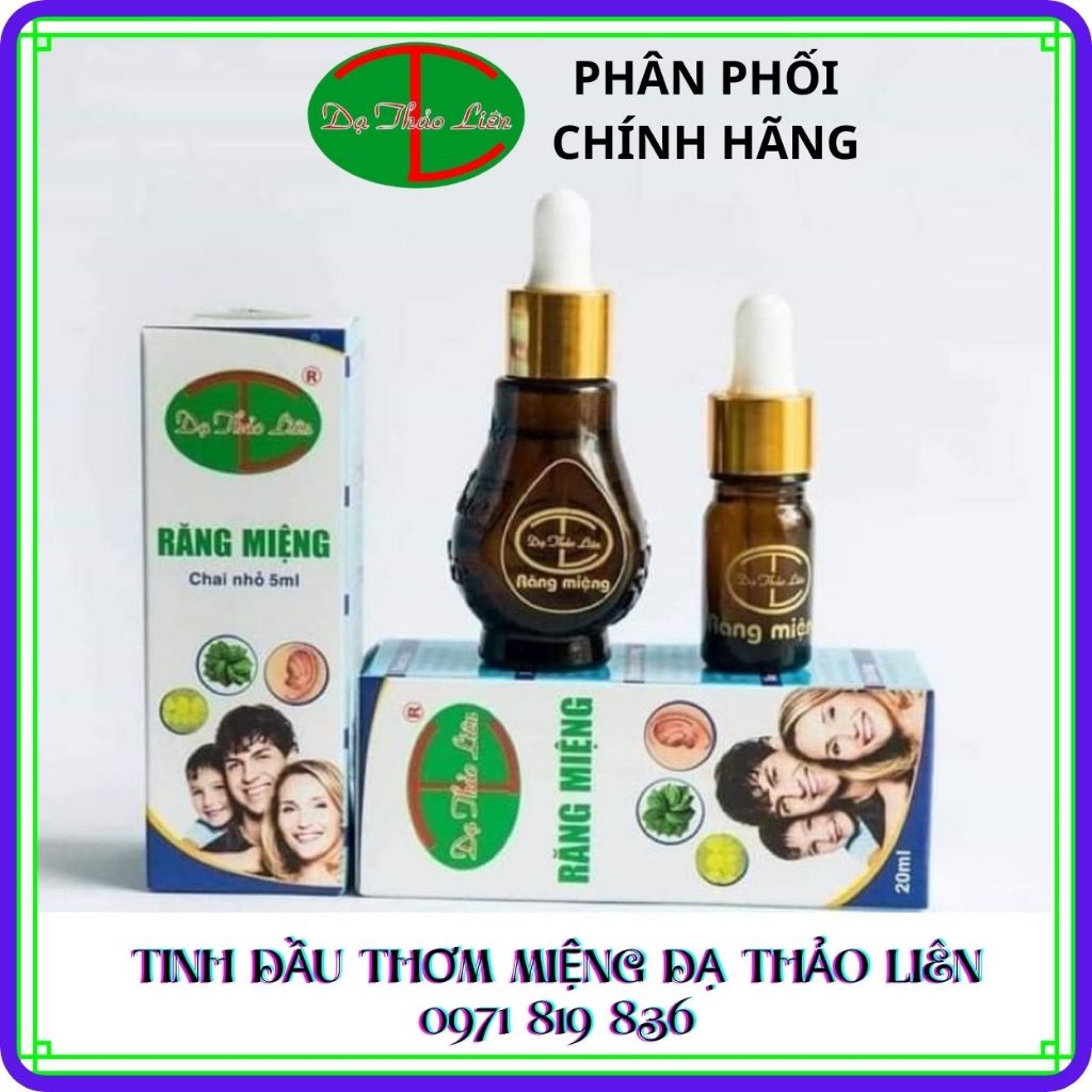 Tinh Dầu Răng Miệng Dạ Thảo Liên 20ml Thảo Dược Thiên Nhiên