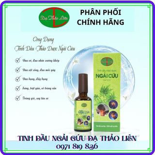 50ml Tinh Dầu Ngải Cứu Dạ Thảo Liên 50ml, 100% Natural Herbal Wormwood Essential Oil 50ml - HN