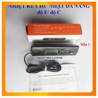 Nhiệt Kế Chữ Nhật (Đồng Hồ Đo Nhiệt Độ Đa Năng)