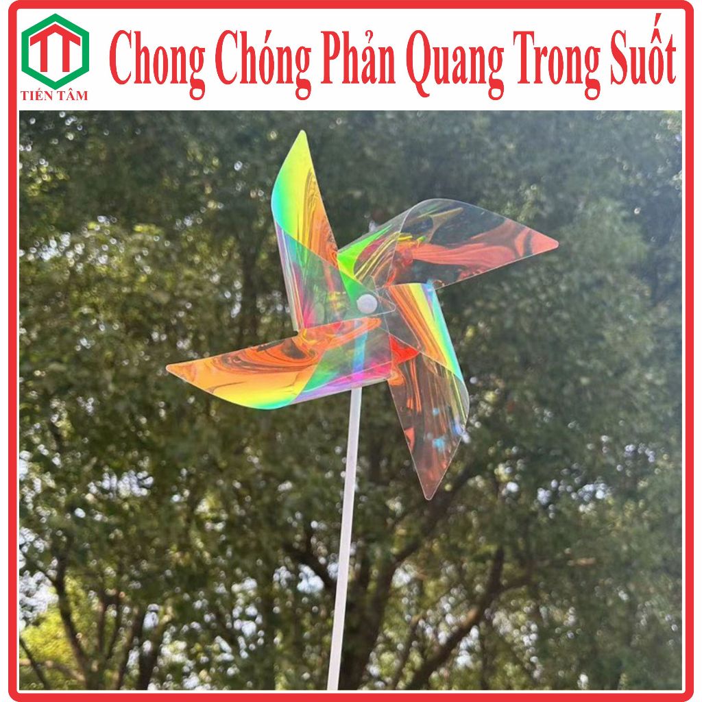 Chong chóng 4 cánh Phản Quang 21cm