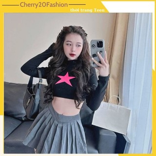 Áo dài tay cổ lọ tay dài aloha.shop91 ,Áo thun dài tay cổ lọ chất len gân NG