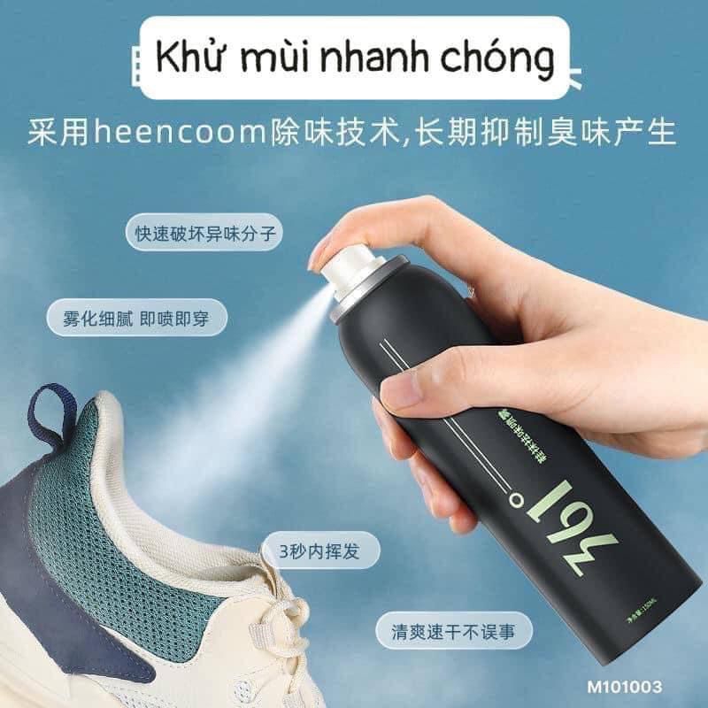 Bình xịt khử mùi giày hàng hãng 361