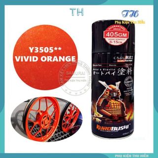 Sơn Xịt Samurai Màu Cam Rực - Mã Y3505