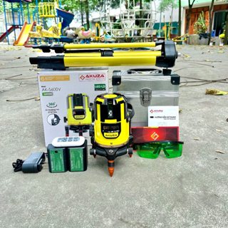 Máy Cân Bằng Laze Tia xanh Bóng Led Siêu Sáng AKUZA S600 Hỗ trợ ngoài trời, Có motor xoay 360