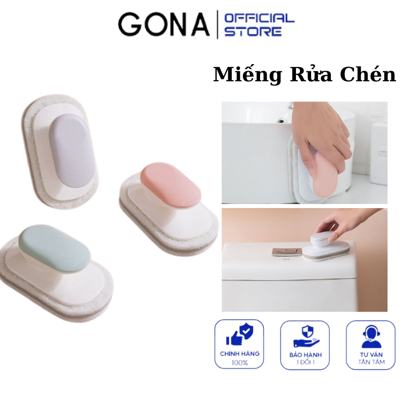 Miếng Rửa Chén - GONA - Cọ Rửa Bát Đĩa Xong Nồi - Miếng Bọt Biển Cọ Rửa 2 Mặt