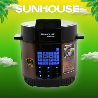 Nồi áp suất điện tử đa năng 5l sunhouse mama shd1588b - bảo hành chính hãng 24 tháng