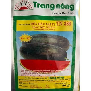 Hạt giống dưa hấu lai f1 tn 386 hắc mỹ nhân