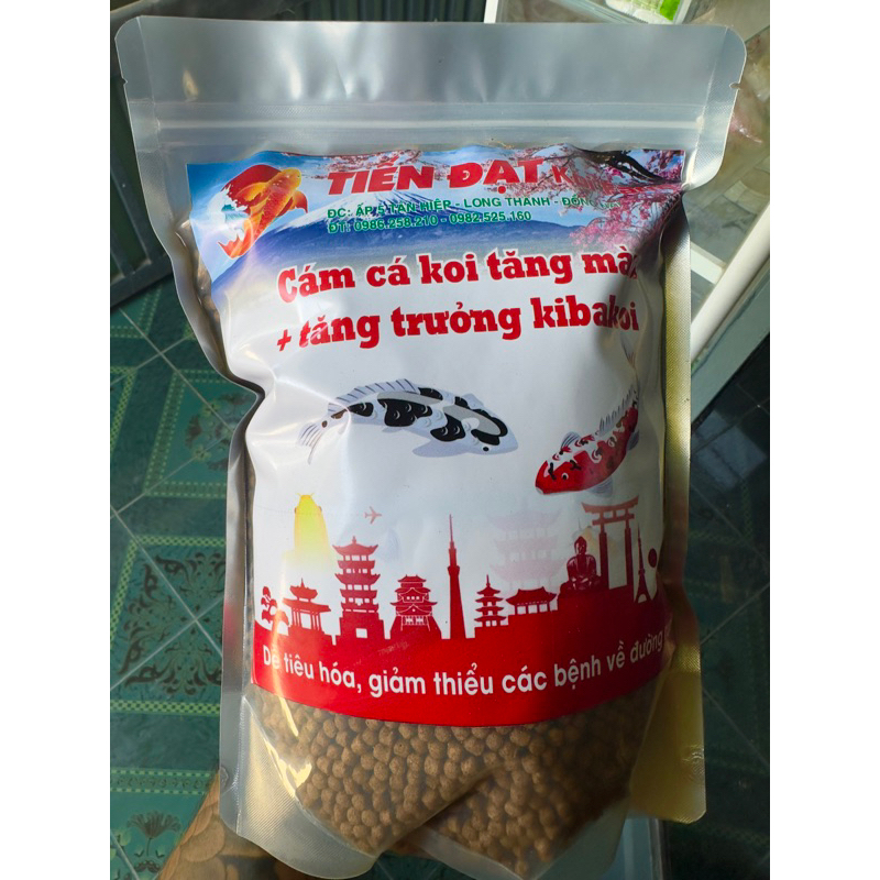 cám kibakoi túi zip 1kg (hạt 4ly)
