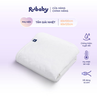 Tấm Giải Nhiệt Rubaby, Chất Liệu Sợi Lạnh IceFiber™ Làm Mát Nhanh Chóng, Giúp Bé Ngủ Êm & Thoáng Mát