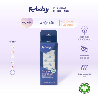 Ga Nệm Cũi Rubaby, Kết Cấu Mềm Mại, Chất Liệu An Toàn Tránh Gây Dị Ứng Cho Bé, 2 Kích Thước - Đa Dạng Họa Tiết
