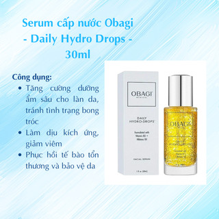 Serum Obagi - Daily Hydro Drops - 30ml