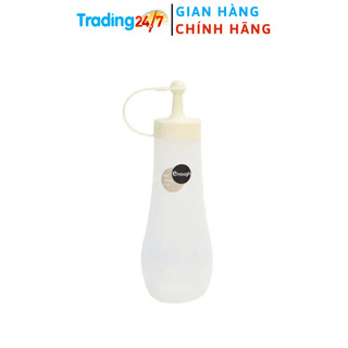 [Biên Hòa] Bình đựng gia vị, nước sốt, nước tương Enough 360ml- trắng nội địa Nhật Bản