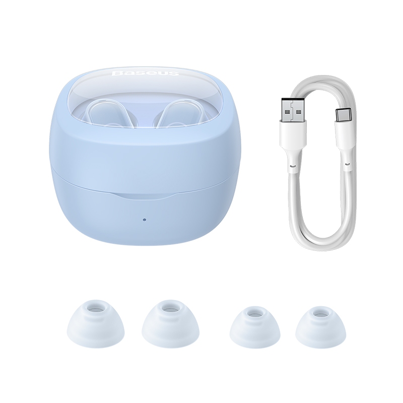 Tai nghe nhét tai không dây BASEUS WM02 bluetooth 5.3 TWS chống ồn thời lượng pin lên đến 25 giờ | BigBuy360 - bigbuy360.vn