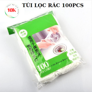 Combo 100 túi lọc rác bồn rửa chén bát, túi lưới lọc rác chậu rửa, bọc đựng rác bồn rửa bát chén