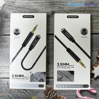 Dây Nối Dài Tai Nghe, Dây Livestream Sendem A03/ A04 1m / 2m Lõi Đồng, Bọc Dù Chắc Chắn
