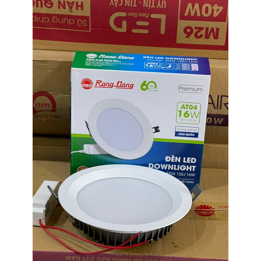 Đèn LED Âm trần Downlight 16W rạng đông