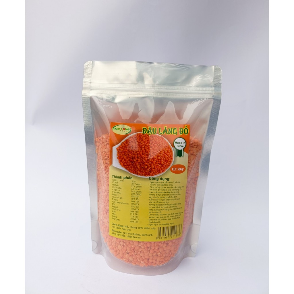 Đậu Lăng Đỏ Hữu Cơ 500g