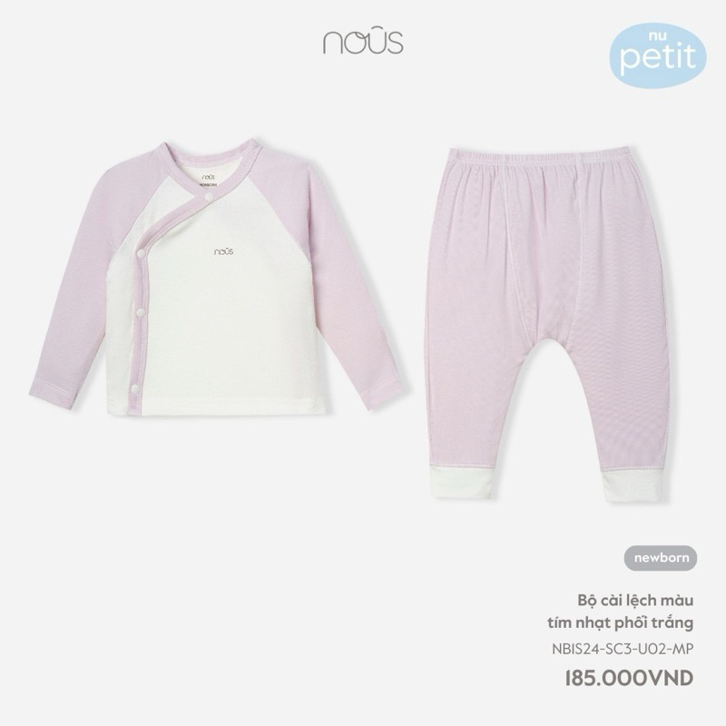 Bộ Sơ Sinh dài tay Nous Cho Bé