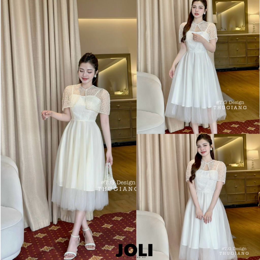 Đầm xoè ren lưới công chúa váy thiết kế hàng cao cấp cho chị em đi chơi,dạo phố,chụp ảnh