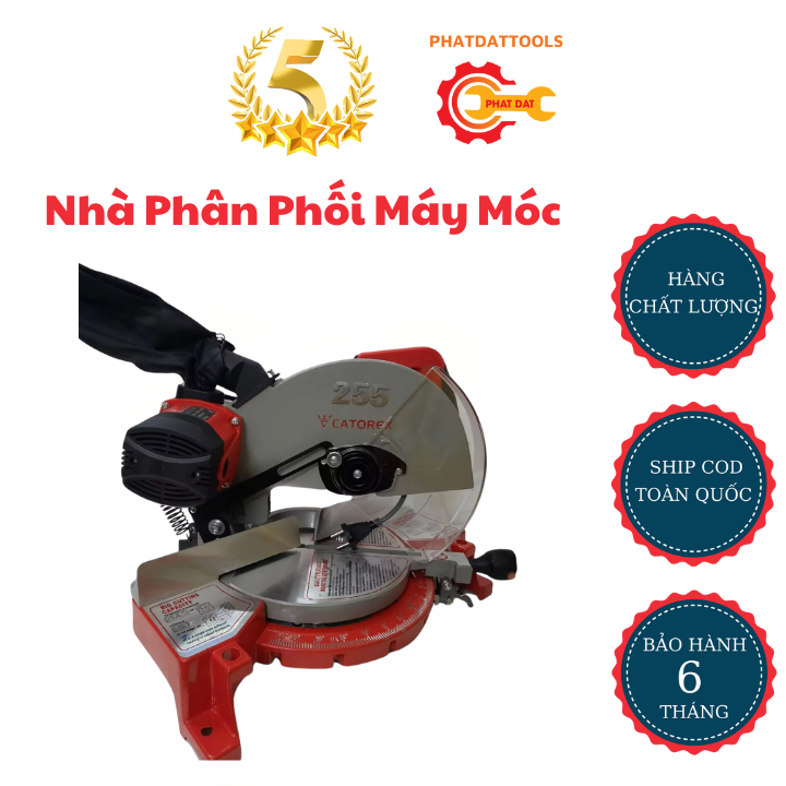 Máy Cắt Nhôm CATOREX CTR-9255, Sử dụng lưỡi cắt 255mm - Bảo hành 6 tháng