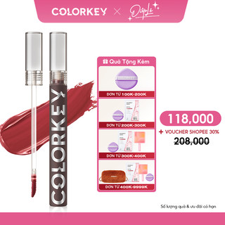  Son Môi Gương Bóng COLORKEY Màu Son Bám Lâu 1.7g