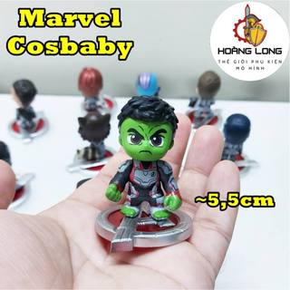 Mô hình Siêu Anh Hùng Marvel Cosbaby, quà tặng Sưu tầm Độc đáo, trang trí PC, bàn làm việc (phụ kiện Hoàng Long)