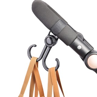 Móc treo đồ xe đạp, xe đẩy, xe điện - móc treo đồ đa năng xoay 360 độ - tizz