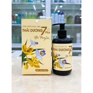 Dầu Gội Dược Liệu Thái Dương 7 Plus Giảm Gàu Ngăn Gãy Rụng 250ml Mẫu Mới