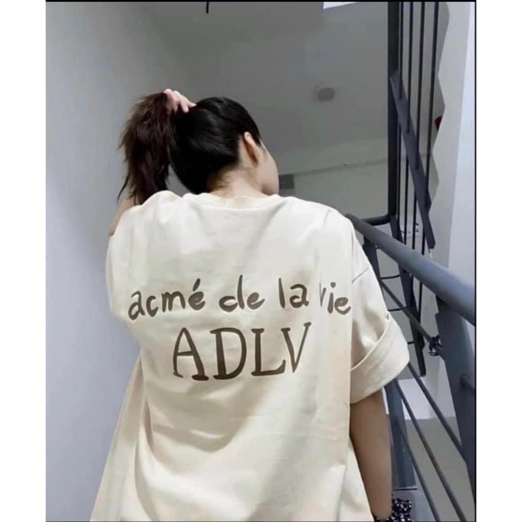Áo Thun ADLV Form Rộng Tay Lỡ Vải Cotton 100% , Áo Phông ADLV ACME Unisex
