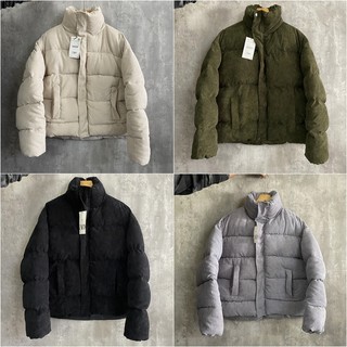 Áo khoác ngoài, áo phao nhung tăm unisex nam nữ dáng rộng