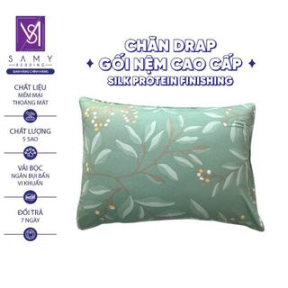 Vỏ Gối Cotton Lụa Satin Cao Cấp SAMY BEDDING Thoải Mái Mát Mịn
